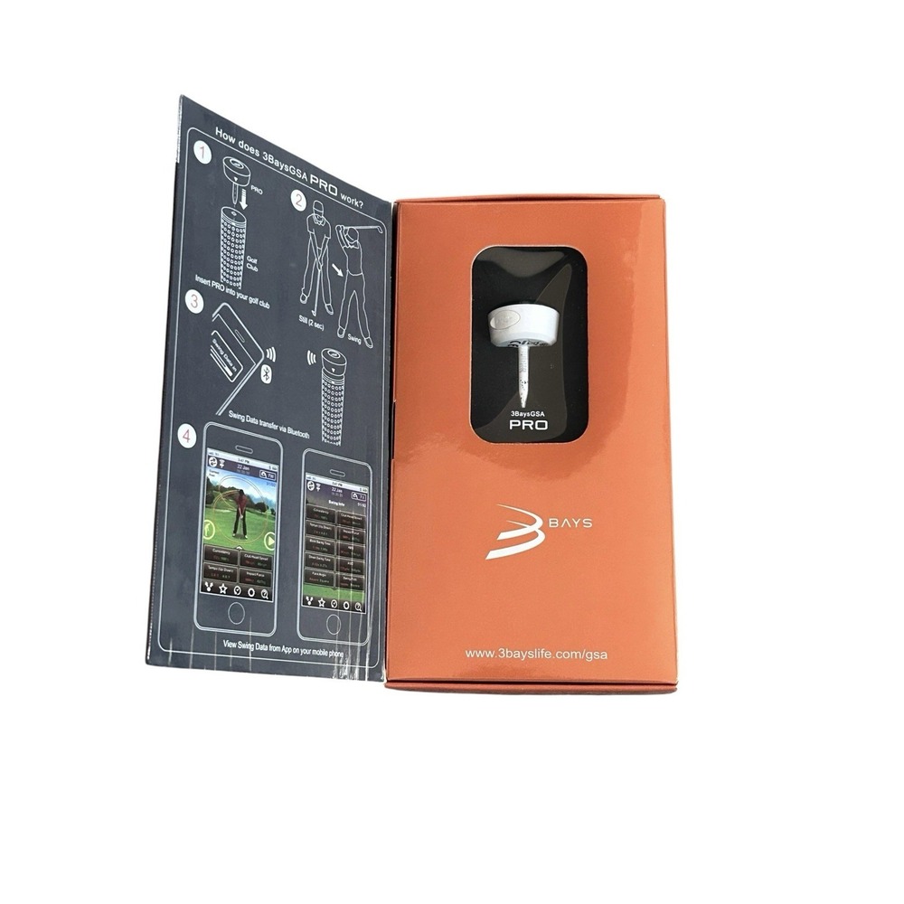 3Bays GSA Pro World's Lightest‎ Golf Swing Analyzer For iOS Apple iPod iPhone